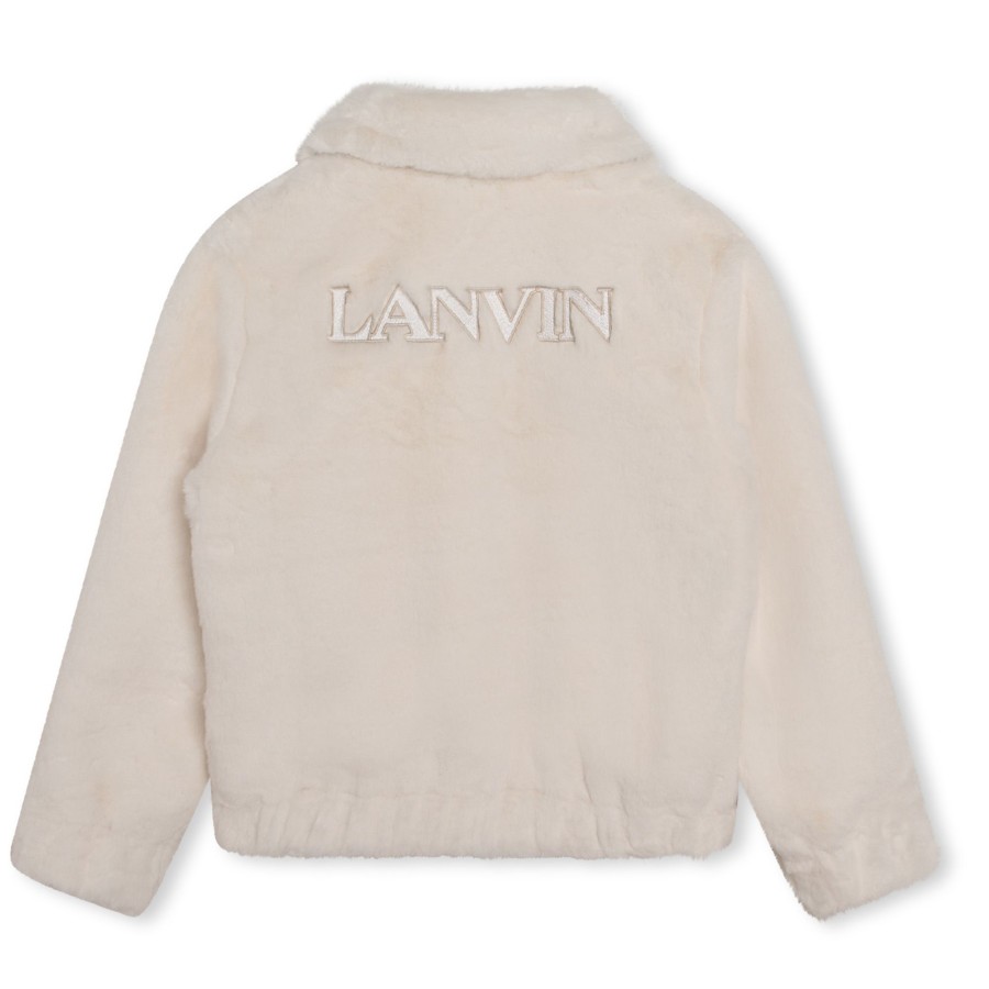 Clothes LANVIN  | Super Soft Zip-Up Blouse Ivory